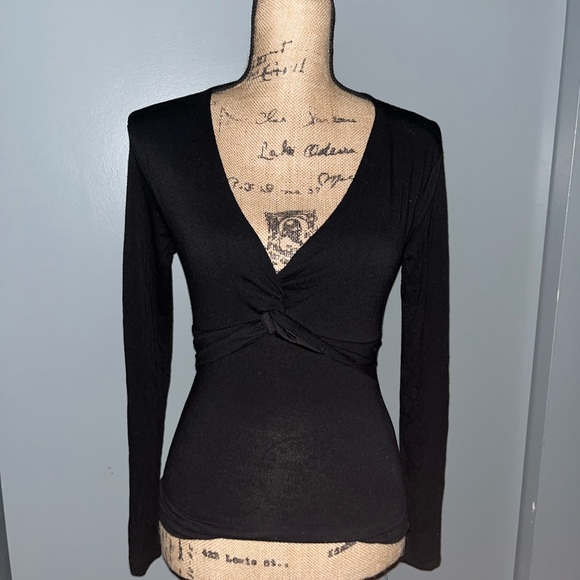 V-Neck Wrap Blouse - Picture 3 of 4